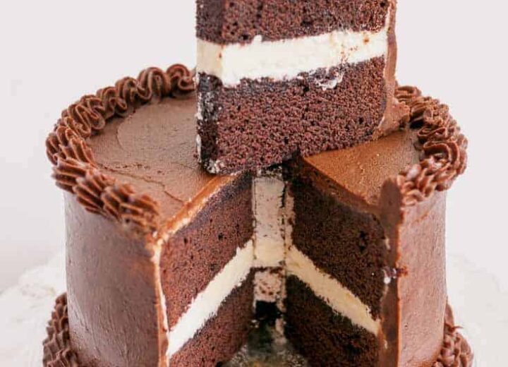 Devils Food Chocolate Cake with Chocolate Ganache
