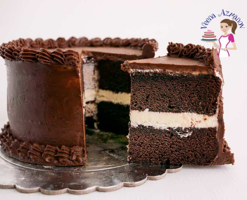 Devils Food Chocolate Cake with Chocolate Ganache