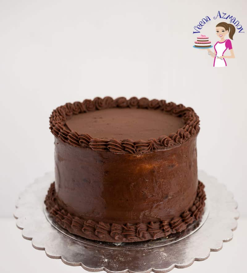 Devils Food Chocolate Cake with Chocolate Ganache