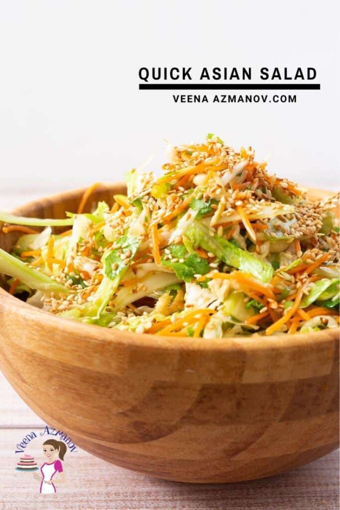 Salad Rau Củ Sốt Mè Rang Kiểu Á Easy Asian Salad – Tươi Mát Thanh Lọc