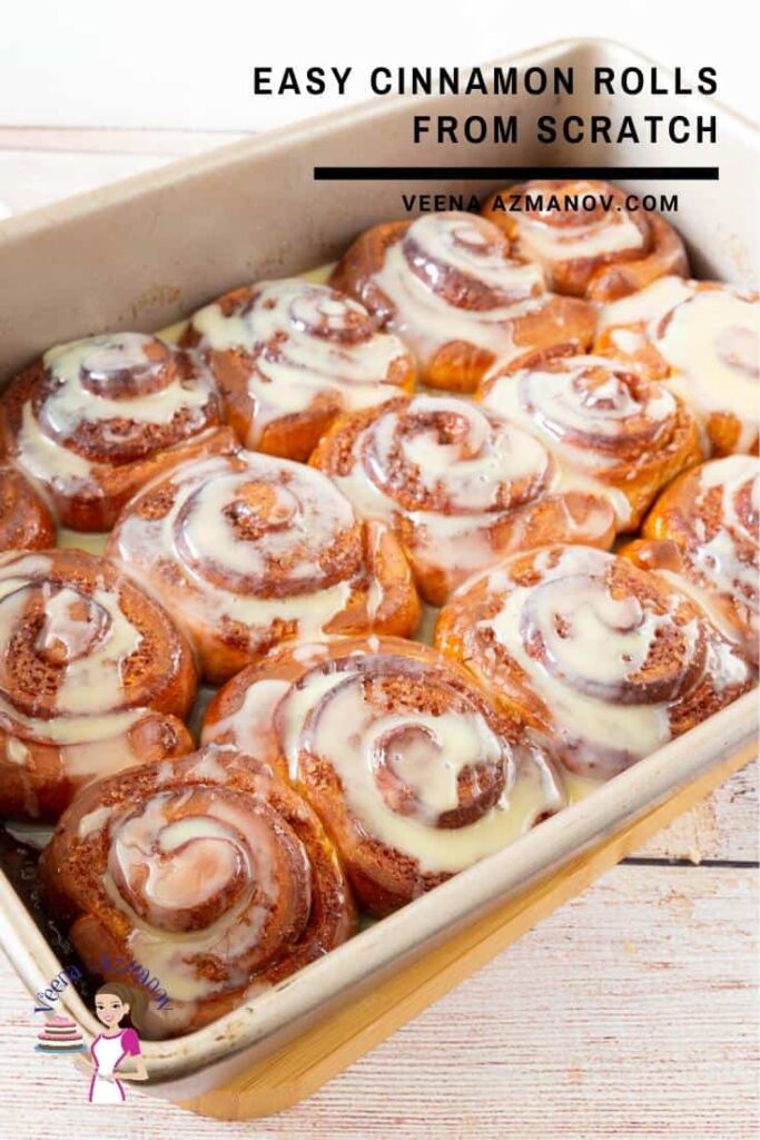 Bánh Mỳ Cuộn Bột Quế Easy Cinnamon Rolls – Mềm Dẻo Béo Ngậy Phủ Kem