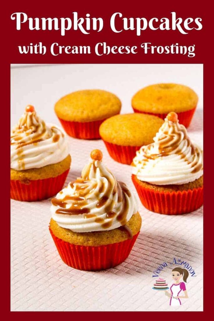 Easy Pumpkin Cupcakes with Cream Cheese Frosting