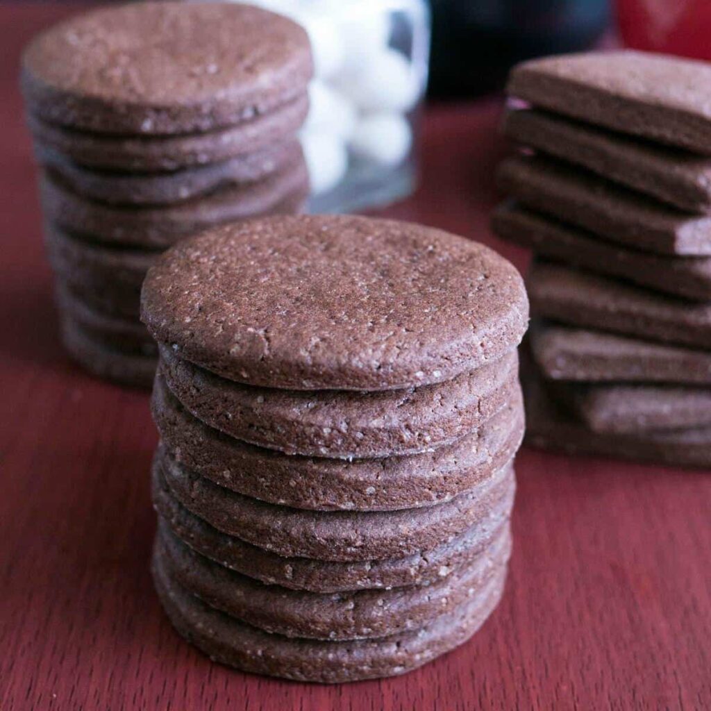 Bánh Quy Sô-Cô-La Đường Không Trứng Eggless Chocolate Sugar Cookies
