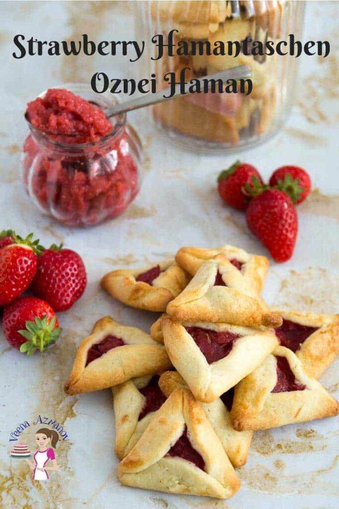 Bánh Quy Tam Giác Nhân Dâu Không Trứng Hamantaschen – Giòn Xốp