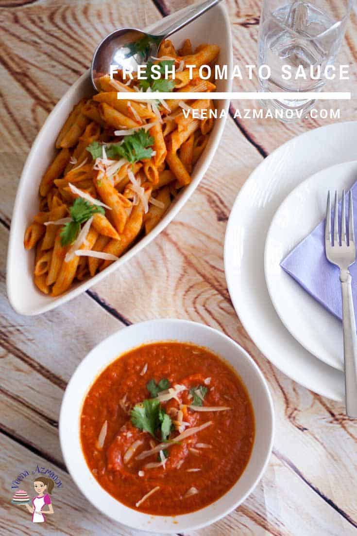 Sốt Cà Chua Tươi Nhanh Gọn 20 Phút Fresh Tomato Sauce – Đậm Đà