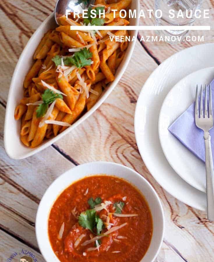 Fresh Tomato Sauce 20 mins