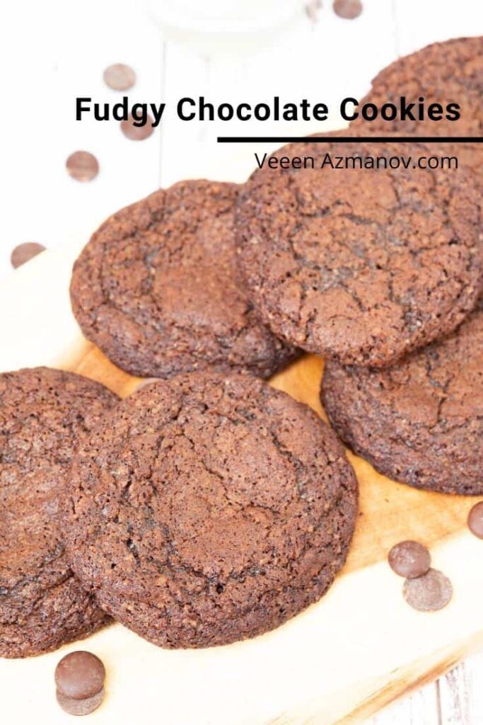 Bánh Quy Sô-Cô-La Fudge Đậm Dẻo Fudgy Chocolate Cookies – Giòn Vỏ