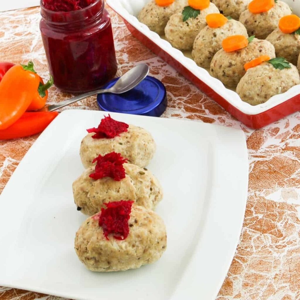 Chả Cá Củ Cải Đỏ Gefilte Fish Kiểu Do Thái – Đậm Đà Thơm Ngọt