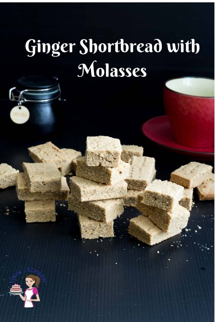 Bánh Quy Bơ Gừng Mật Mía Ginger Shortbread Bars – Giòn Tan Bùi Béo