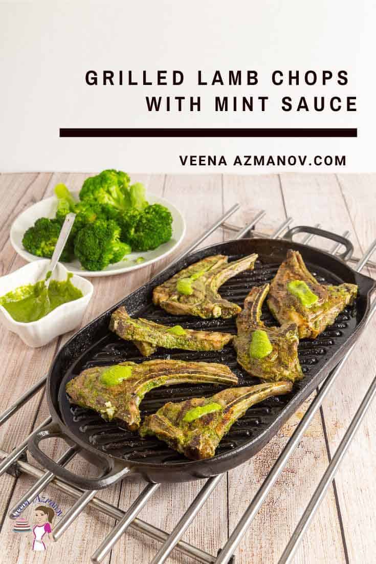 Sườn Cừu Nướng Sốt Bạc Hà Ngò Rí Grilled Lamb Chops – Mọng Nước