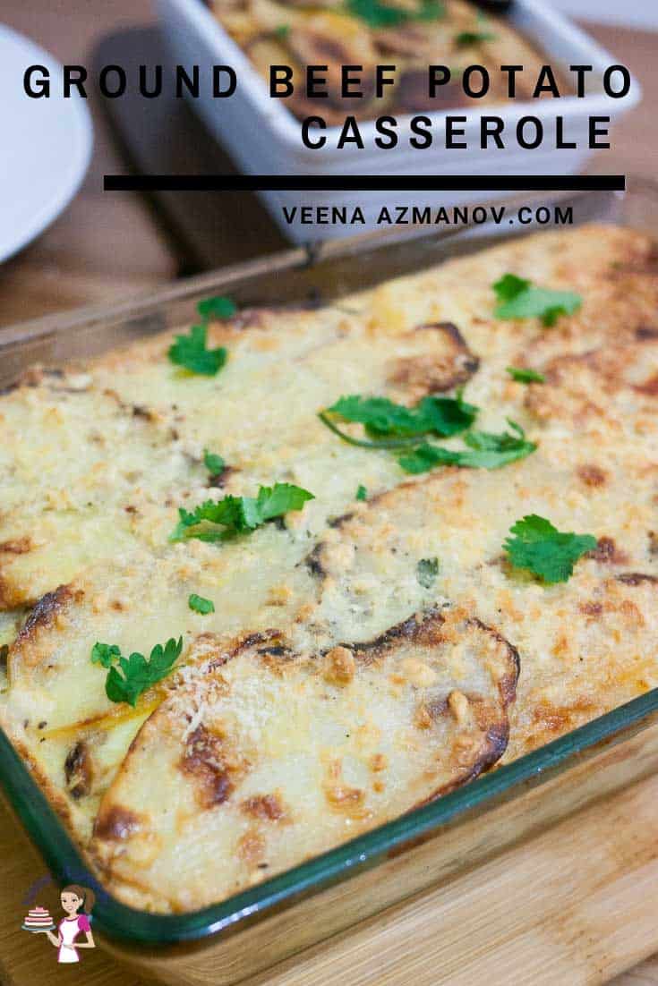 Bánh Bò Xay Đút Lò Phủ Khoai Tây Nghiền Ground Beef Potato Casserole