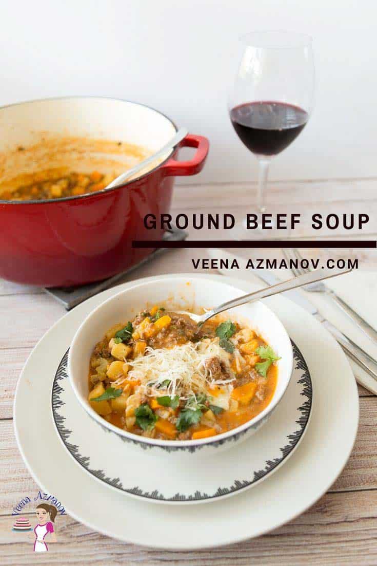 Súp Bò Xay Đậu Cà Rốt Ground Beef Soup – Đậm Đà Ấm Nóng Bổ Dưỡng