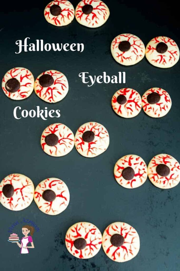 Bánh Quy Con Mắt Halloween Eyeball Cookies – Độc Đáo Giòn Rụm