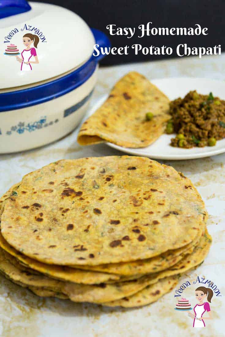Bánh Mỳ Tấm Khoai Lang Thảo Mộc Sweet Potato Chapati – Dẻo Mỏng