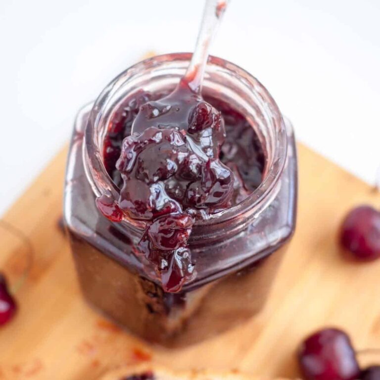 Mứt Quả Anh Đào Cherry Jam Không Pectin – Ngọt Thanh Mát