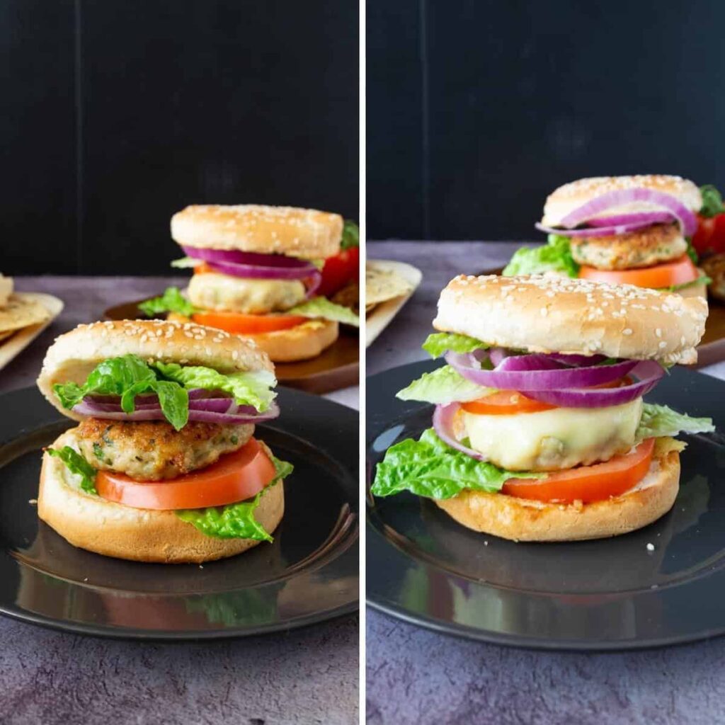 Homemade Chicken Burgers