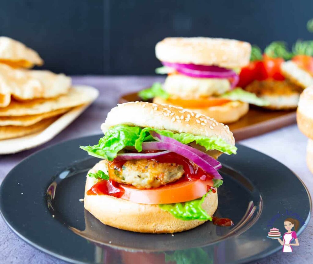 Homemade Chicken Burgers