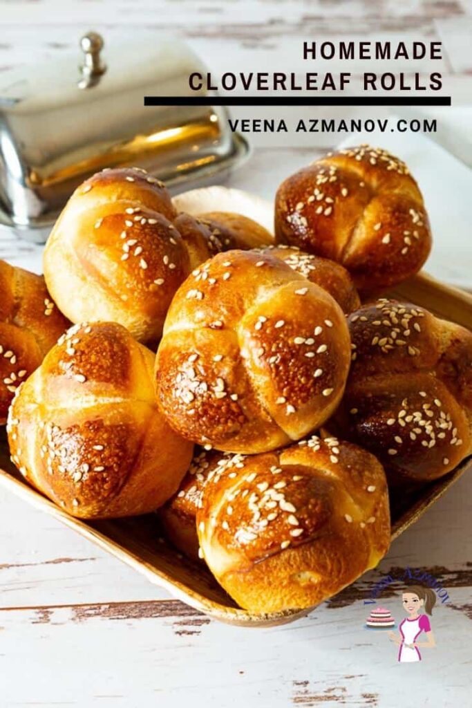 Bánh Mỳ 3 Múi Cỏ 4 Lá Cloverleaf Rolls – Mềm Xốp Thơm Nức Bơ Tươi