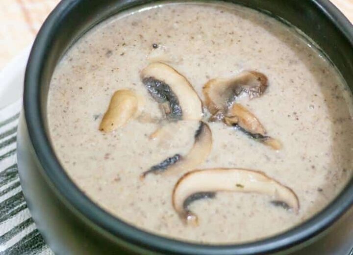 Homemade Cream of Mushroom Soup