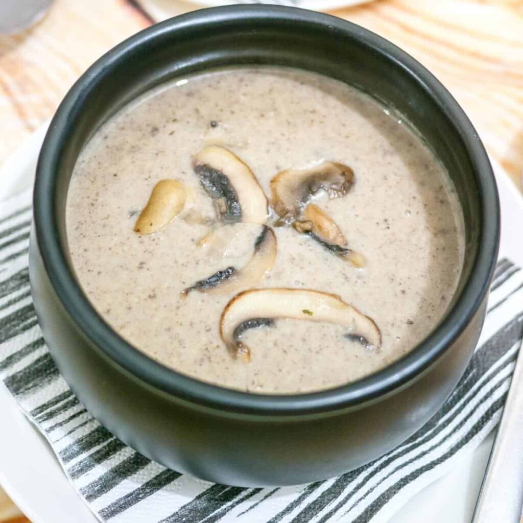 Homemade Cream of Mushroom Soup