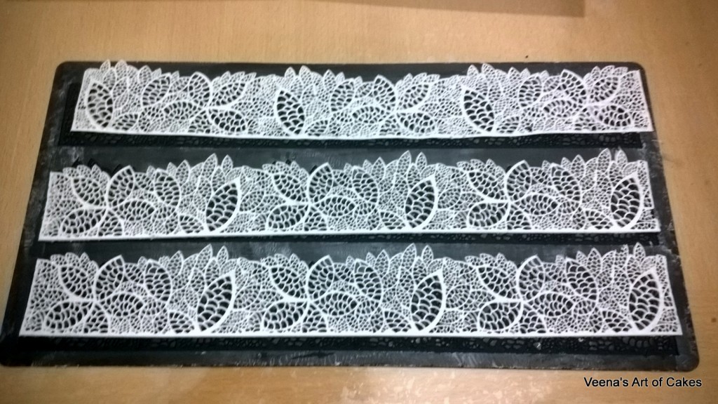Homemade Edible Sugar Lace Recipe Eggless and Vegetarian