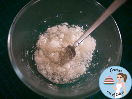 Homemade Edible Sugar Lace Recipe Eggless and Vegetarian