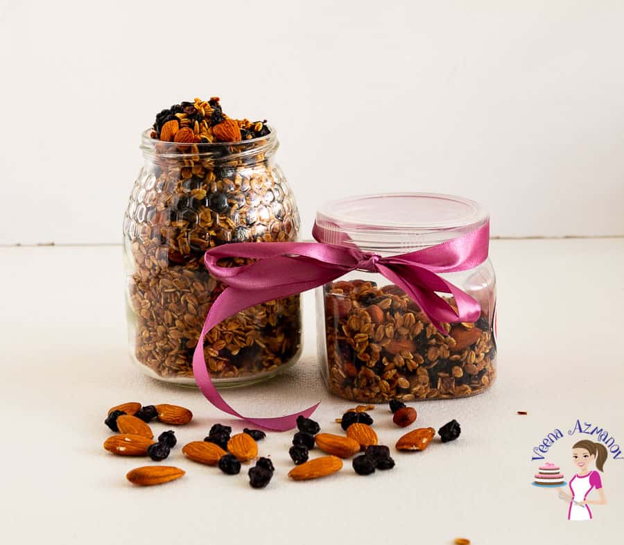 Homemade Granola Blueberry Almond Granola