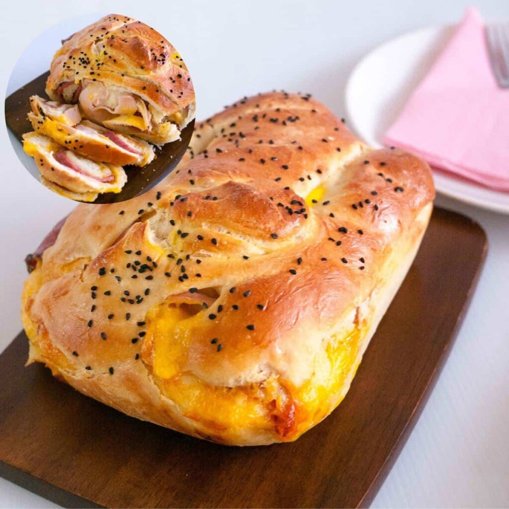 Bánh Mỳ Cuộn Thịt Nguội Phô Mai Ham & Cheese Bread – Thơm Ngậy