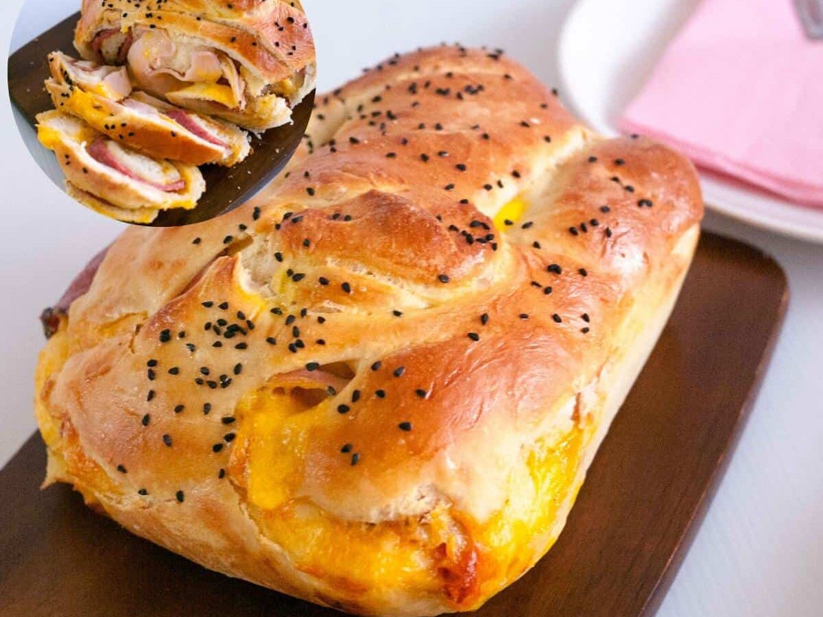 Homemade Ham and Cheese Bread