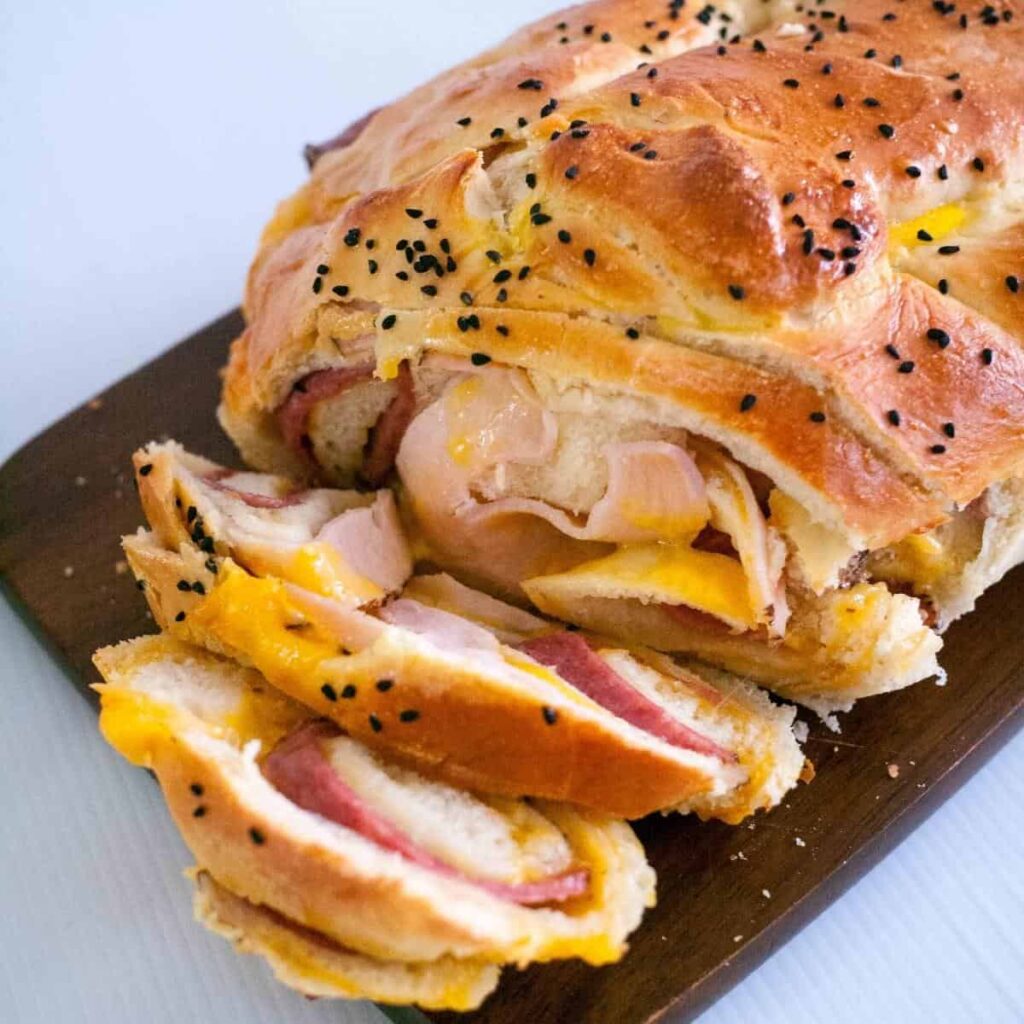 Homemade Ham and Cheese Bread