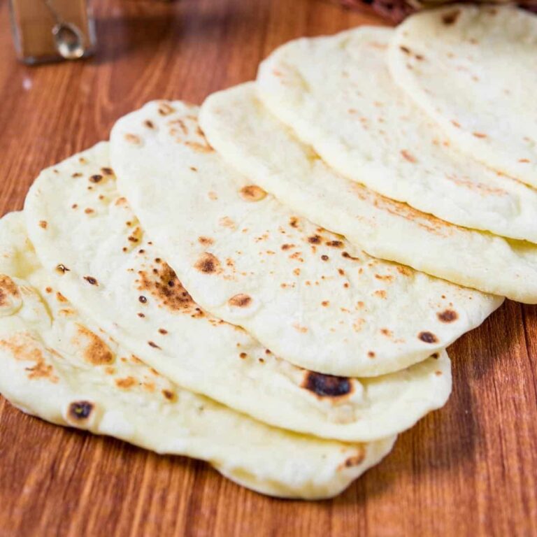 Bánh Mỳ Naan Ấn Độ Nướng Chảo Naan Flatbread – Mềm Dẻo Thơm Bơ