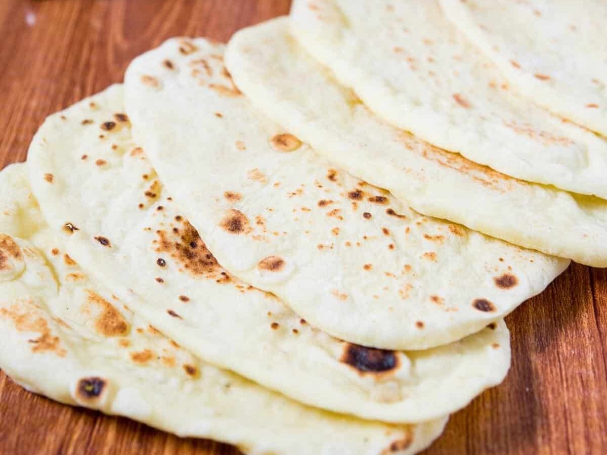 Homemade Naan Indian Flatbread