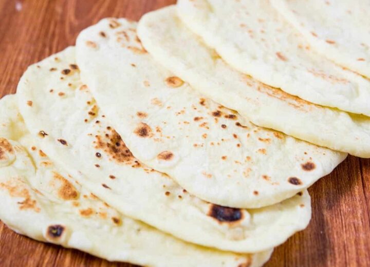 Homemade Naan Indian Flatbread