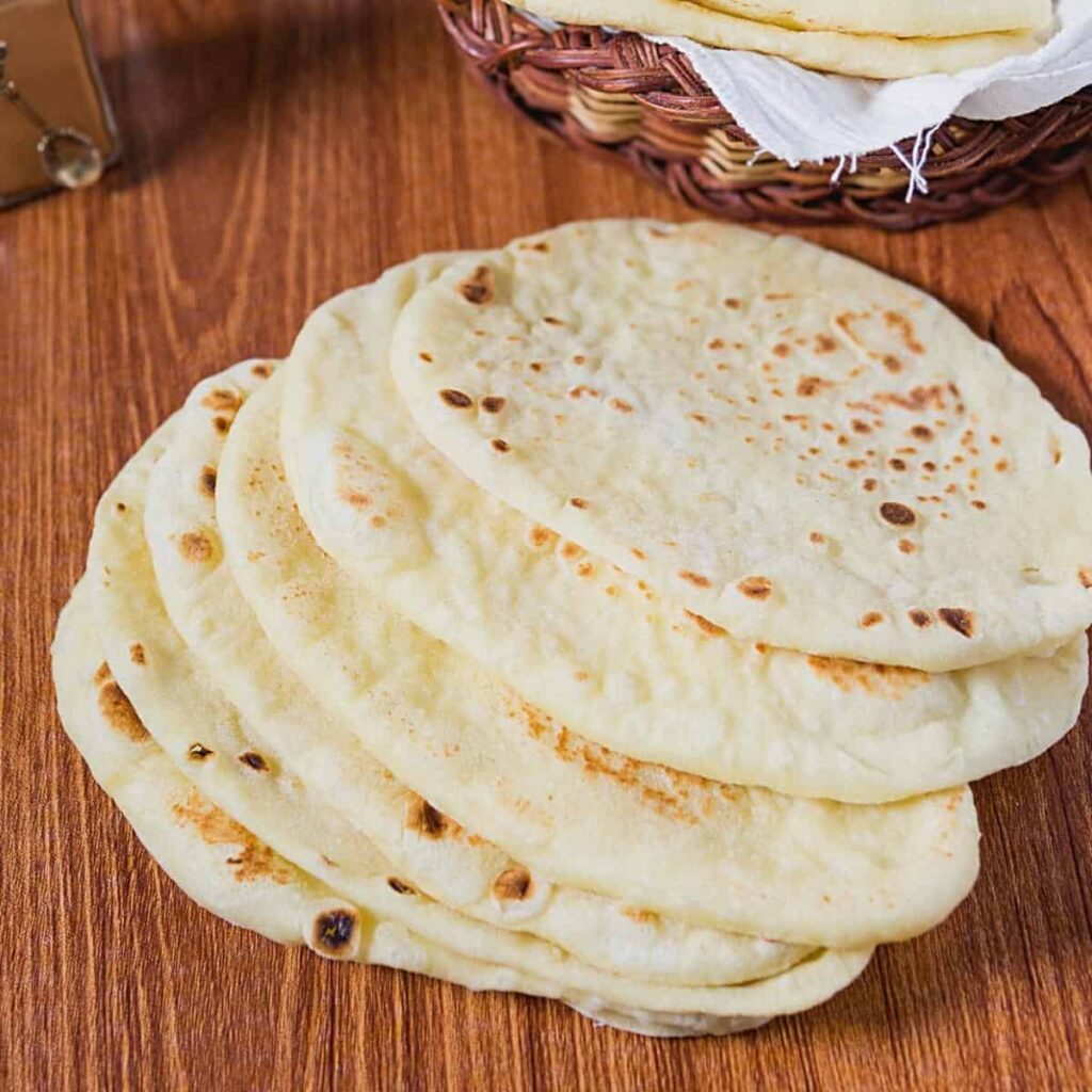 Homemade Naan Indian Flatbread