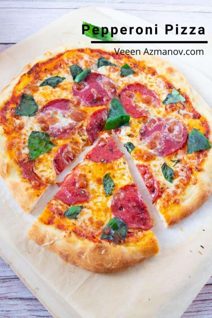 Bánh Pizza Thịt Xúc Xích Pepperoni Pizza – Giòn Đế Phô Mai Chảy