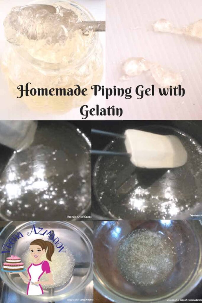 Homemade Piping Gel Two Recipes Gelatin or Vegetarian