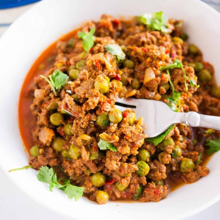 Cà Rê Thịt Bò Xay Đậu Hà Lan Kheema Mattar Masala – Đậm Vị Ấn