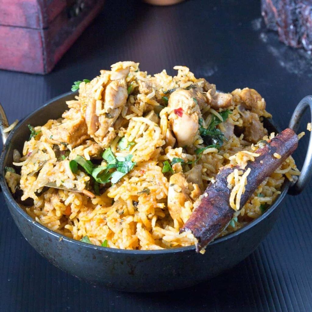 Cơm Nướng Gà Nồi Áp Suất Instant Pot Chicken Biryani – Nhanh Dẻo