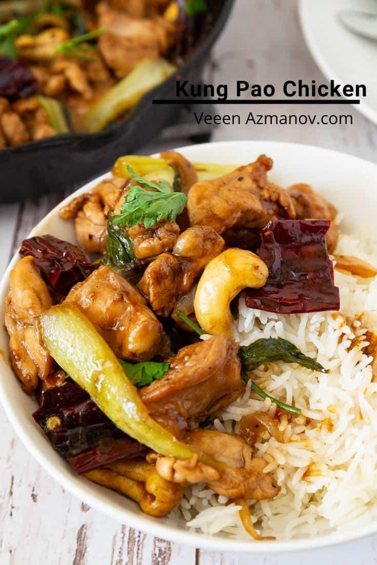 Gà Xào Cung Bảo Kung Pao Chicken – Chua Cay Mặn Ngọt Giòn Hạt Đậu