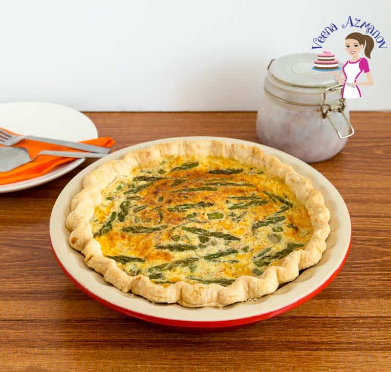 Leek and Asparagus Quiche
