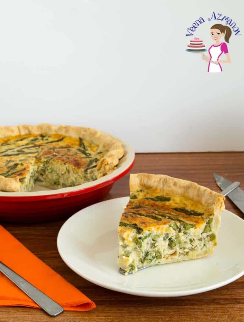 Leek and Asparagus Quiche