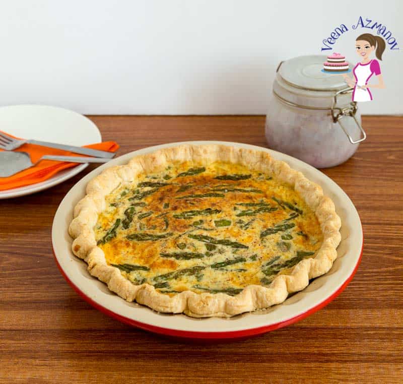 Leek and Asparagus Quiche