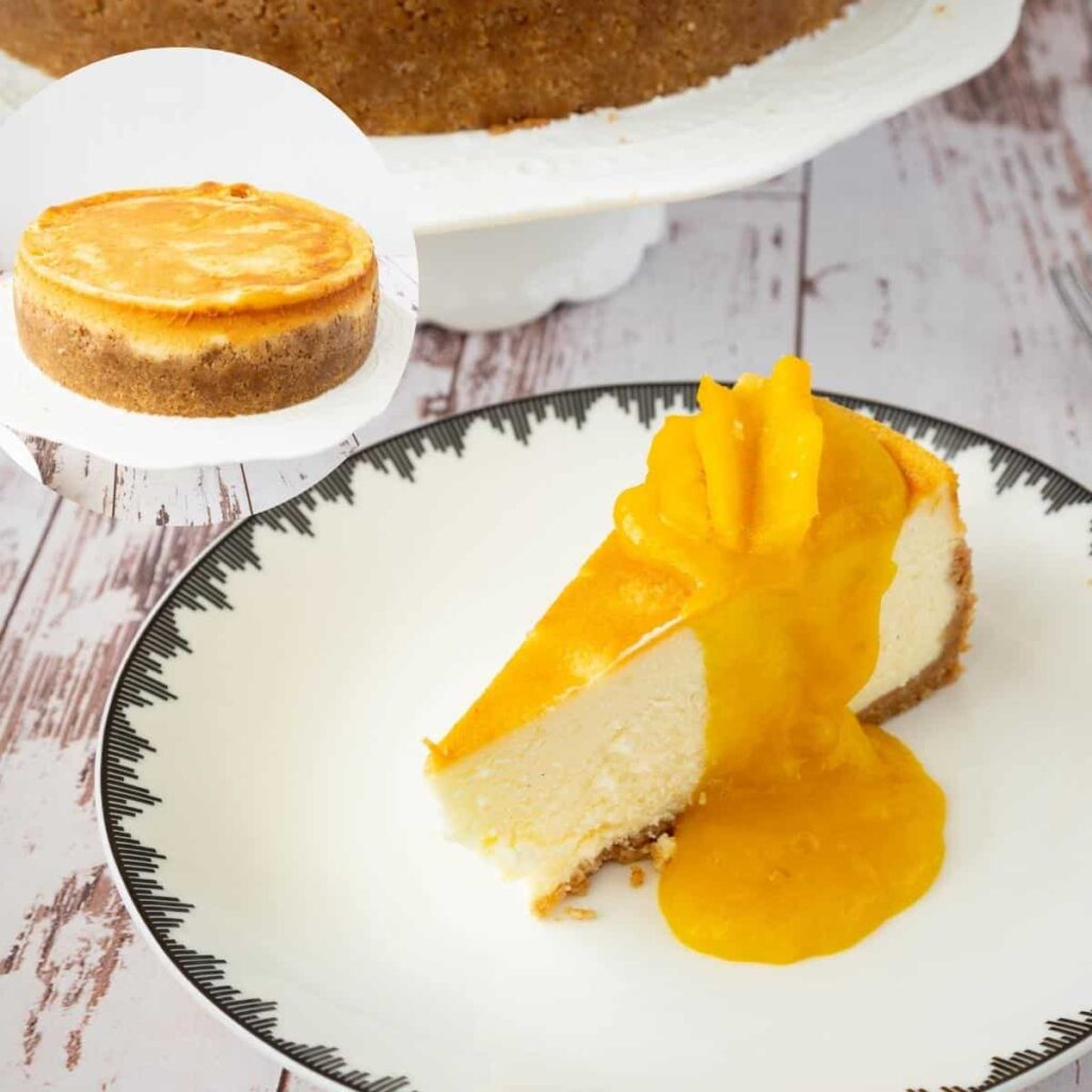 Bánh Phô Mai Xoài Tươi Nướng Baked Mango Cheesecake – Mềm Mượt