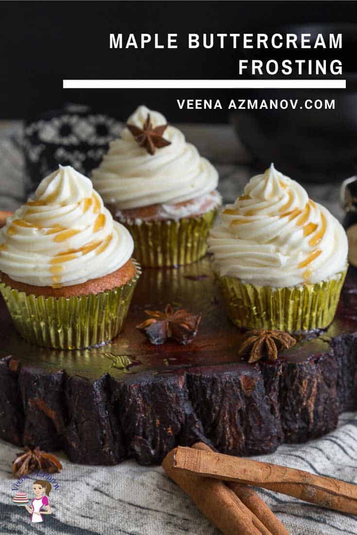 Kem Bơ Siro Phong Canada Maple Buttercream Frosting – Thơm Ngọt Mịn Màng