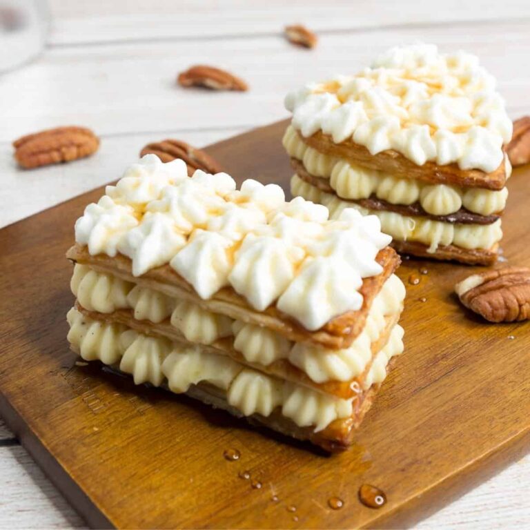 Bánh Ngàn Lớp Kem Siro Phong Maple Mille Feuille Napoleon – Giòn Rụm