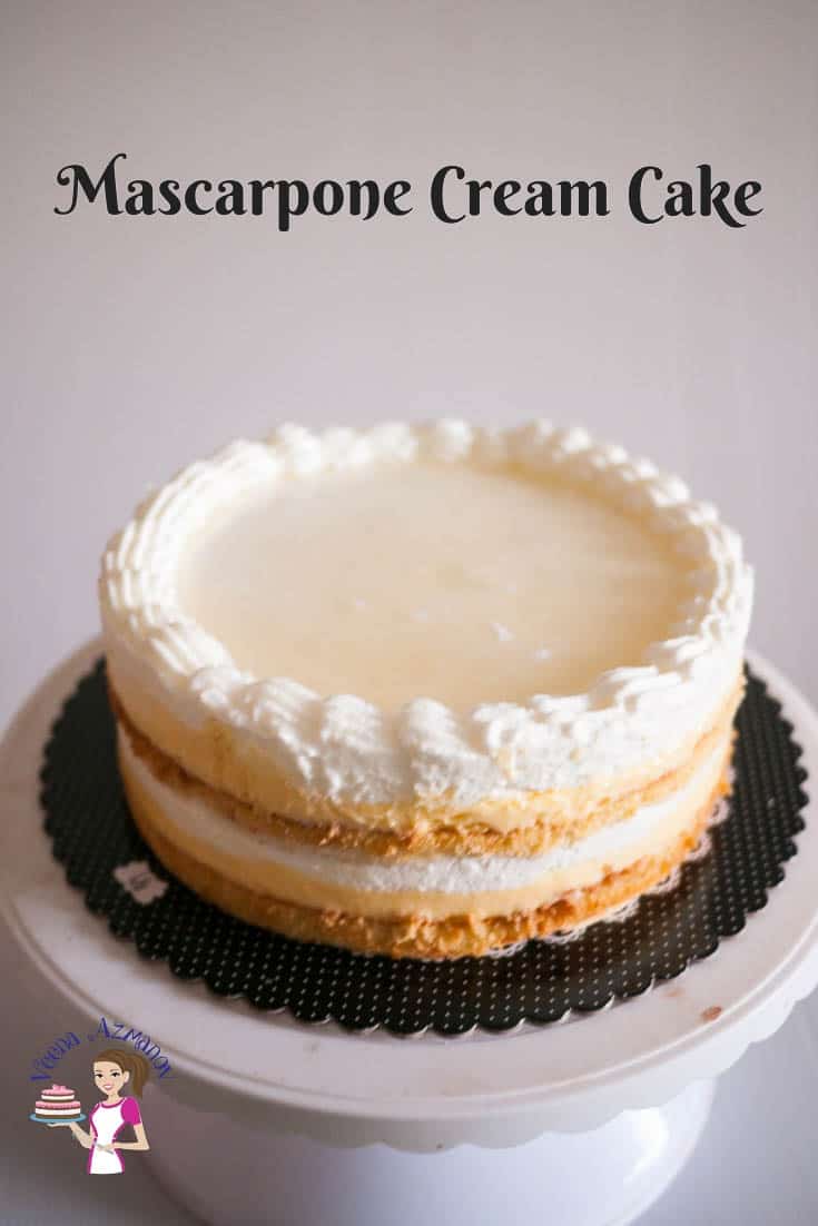 Bánh Kem Phô Mai Ý Mascarpone Cream Cake – Mềm Mượt Béo Ngậy