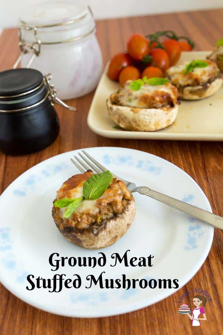 Nấm Đút Lò Nhân Thịt Gà Tây Phô Mai Stuffed Mushrooms – Thơm Ngậy