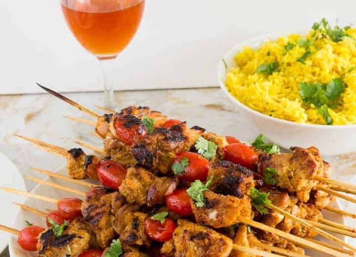 Middle Eastern Chicken Kebabs