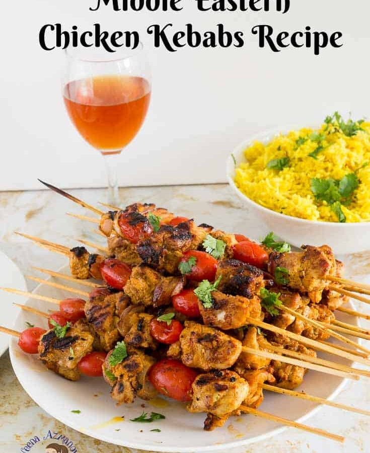 Middle Eastern Chicken Kebabs