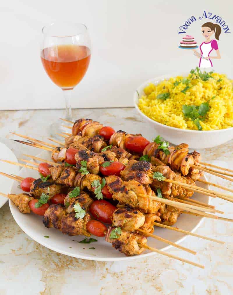 Middle Eastern Chicken Kebabs